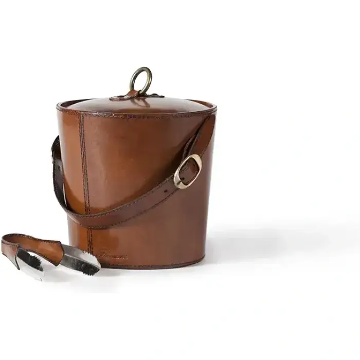 Cubitera de cuero con pinza
