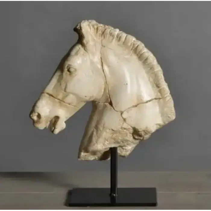 Figura Cabeza Caballo Blanco
